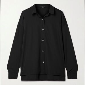 Oversized Matte Satin Shirt